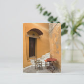 Sidewalk table setting, Chania, Kreta, Griekenland Briefkaart (Staand voorkant)