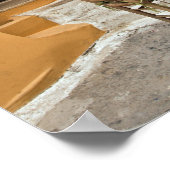 Sidewalk table setting, Chania, Kreta, Griekenland Poster (Hoek)