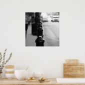 Sidewalk-verkeersketen Poster (Keuken)