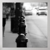 Sidewalk-verkeersketen Poster (Voorkant)