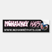 Sideways Mohawkey Monkey bumper sticker (Voorkant)