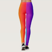 Sideways Rainbow Gradient Leggings (Achterkant)