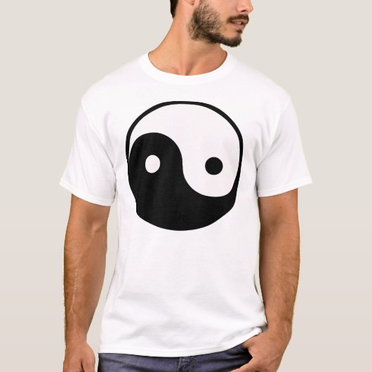 Sideways Yin Yang T-Shirt (Voorkant)