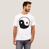 Sideways Yin Yang T-Shirt (Voorkant volledig)