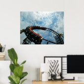 Sidewinder van Hershey Park Poster (Thuiskantoor)