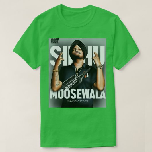Sidhu Moosewala 4 T-shirt (Design voorkant)