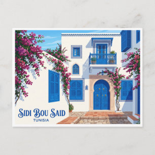 Sidi Bou Said Tunesië Briefkaart