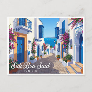 Sidi Bou Said Tunesië Briefkaart