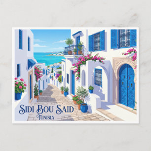 Sidi Bou Said Tunesië Briefkaart