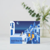 Sidi Bou Said Tunesië Briefkaart (Staand voorkant)