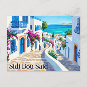 Sidi Bou Said Tunesië Briefkaart