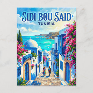 Sidi Bou Said Tunesië Briefkaart