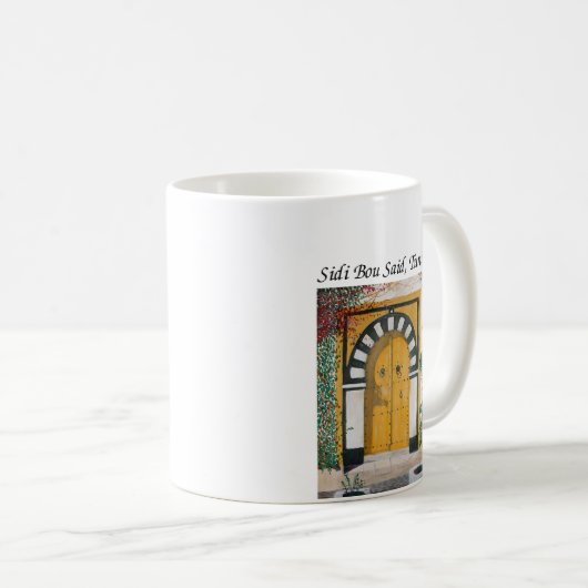 Sidi Bou Said, Tunesië Koffiemok (Voorkant rechts)