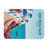 Sidi Bou Said Tunesië Magneet (Horizontaal)