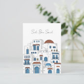 Sidi Bou Said Tunesië Reizen Briefkaart (Staand voorkant)
