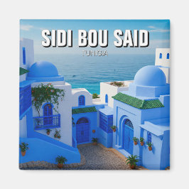 Sidi Bou Said Tunesië Reizen Magneet