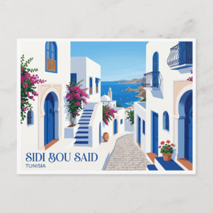 Sidi Bou Said Tunis Tunesië Briefkaart