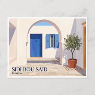 Sidi Bou Said Tunis Tunesië Briefkaart