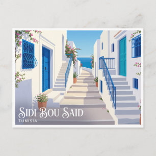 Sidi Bou Said Tunis Tunesië Briefkaart