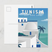 Sidi Bou zei dat de Tunesische Reiskunst  was Briefkaart (Voorkant / Achterkant)