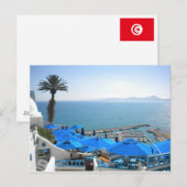 Sidi Bou zei Tunesië Briefkaart (Voorkant / Achterkant)