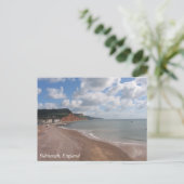 Sidmouth Beach Briefkaart (Staand voorkant)