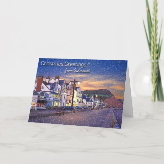 Sidmouth Christmas Card Feestdagen Kaart (Voorkant)