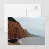Sidmouth oceaankliffen en kustfoto briefkaart (Voorkant / Achterkant)