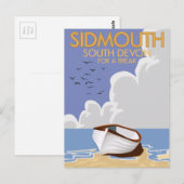 Sidmouth South Devon vintage poster. Briefkaart (Voorkant / Achterkant)