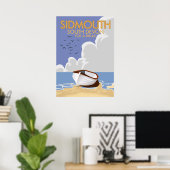 Sidmouth South Devon vintage reisposter. Poster (Thuiskantoor)