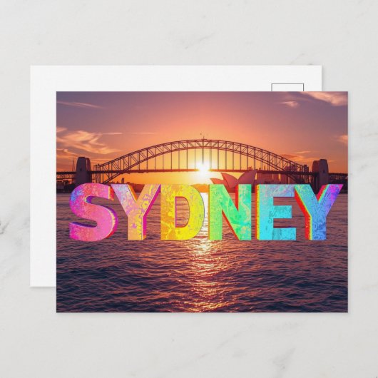 Sidney australia briefkaart (Voorkant / Achterkant)