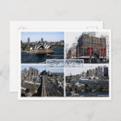 Sidney - Australië - Mozaïek - Briefkaart (Voorkant / Achterkant)