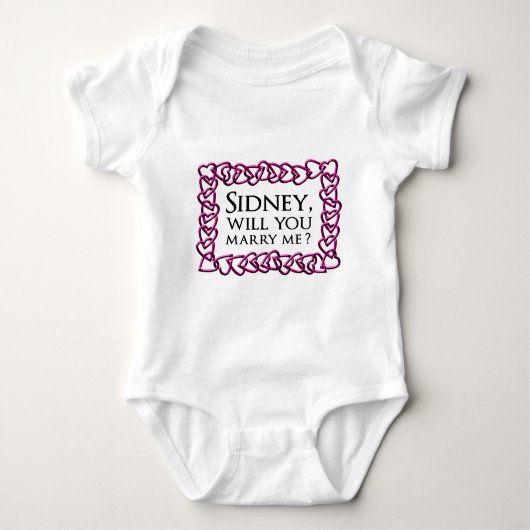 Sidney Crosby Sign Romper (Voorkant)