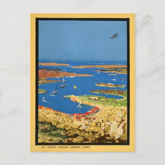 Sidney Harbor Ansichtkaart Briefkaart (Voorkant)