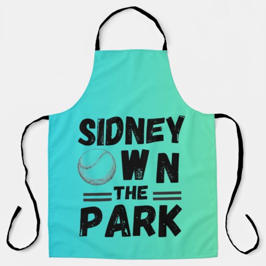 Sidney High School is eigenaar van het park HS Schort (Voorkant)