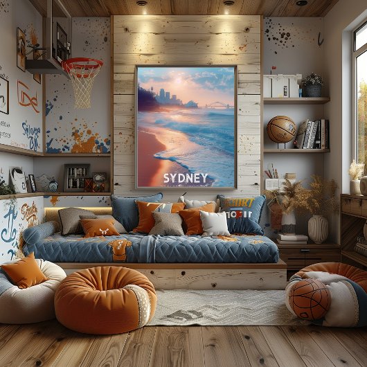 Sídney: La Ciudad del Puerto - Belleza Costera. Perfect Poster