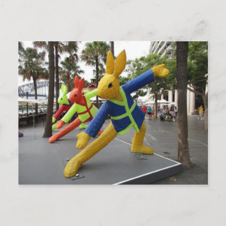 Sidney Lunar Festival: Rabbit Inflatables Briefkaa Briefkaart