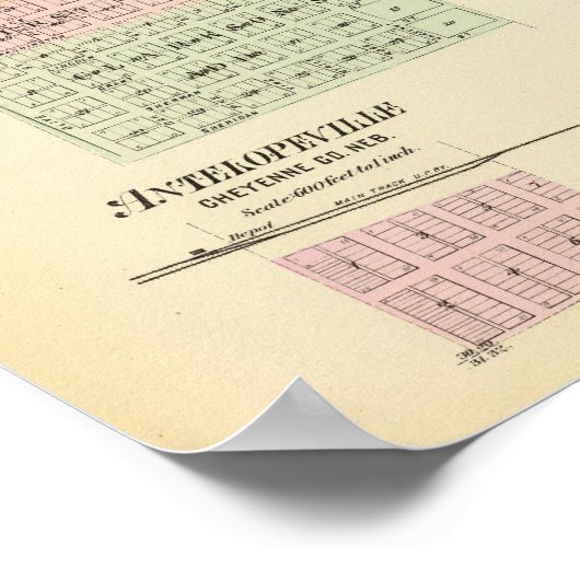 Sidney, Nebraska Poster (Hoek)