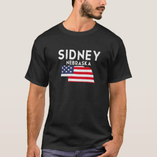 Sidney Nebraska USA State America Travel Nebraskan T-shirt