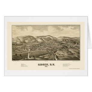 Sidney, NY Panoramic Map - 1887