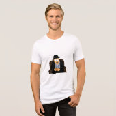 "Sidney Potter"  Tri-Blend Shirt (Voorkant volledig)