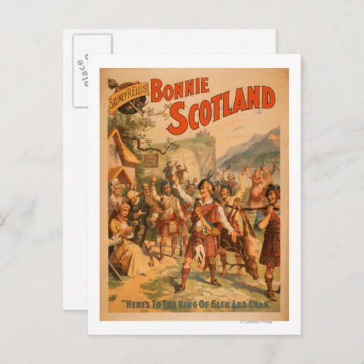 Sidney R. Ellis' Bonnie Scotland Scottish Play 3 Briefkaart (Voorkant / Achterkant)