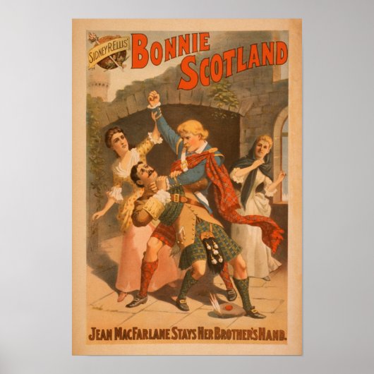 Sidney R. Ellis' Bonnie Scotland Scottish Play 3 Poster (Voorkant)