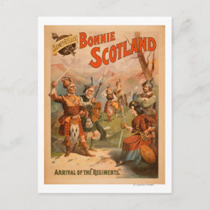 Sidney R. Ellis' Bonnie Scotland Scottish Play 4 Briefkaart