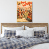 Sidney R. Ellis' Bonnie Scotland Scottish Play 4 Canvas Afdruk (Insitu (Slaapkamer))