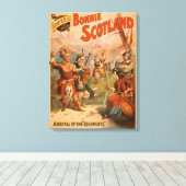 Sidney R. Ellis' Bonnie Scotland Scottish Play 4 Canvas Afdruk (Insitu (Houten vloer))