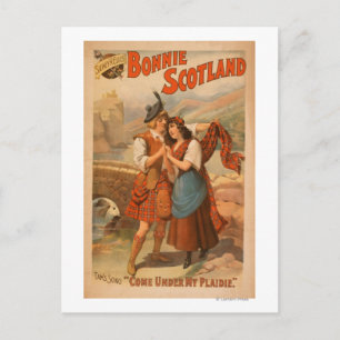 Sidney R. Ellis' Bonnie Scotland Scottish Play Briefkaart