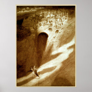 Sidney Sime de stad van Nooit Poster