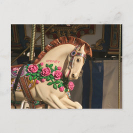 Sidney the Carousel Horse Briefkaart