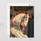 Sidney the Carousel Horse Briefkaart (Voorkant / Achterkant)